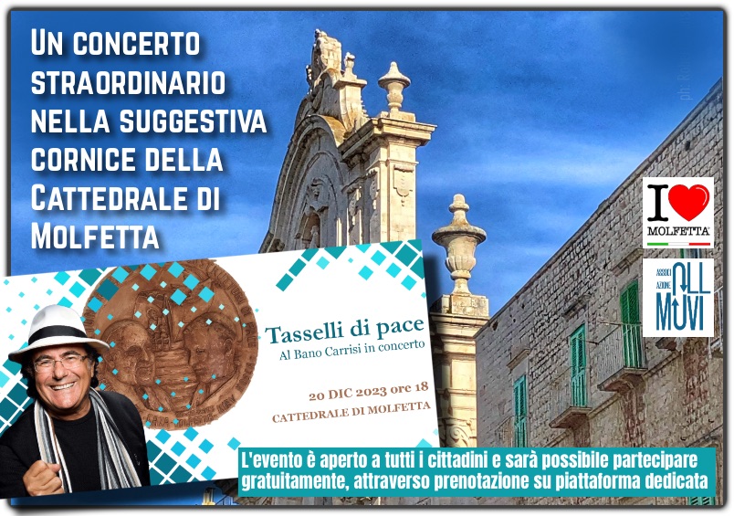 Al Bano Carrisi in Cattedrale a Molfetta