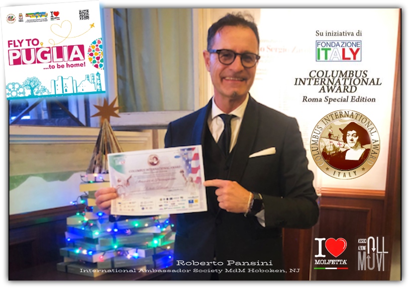 Columbus International Award for Molfetta and Hoboken Italian Festival