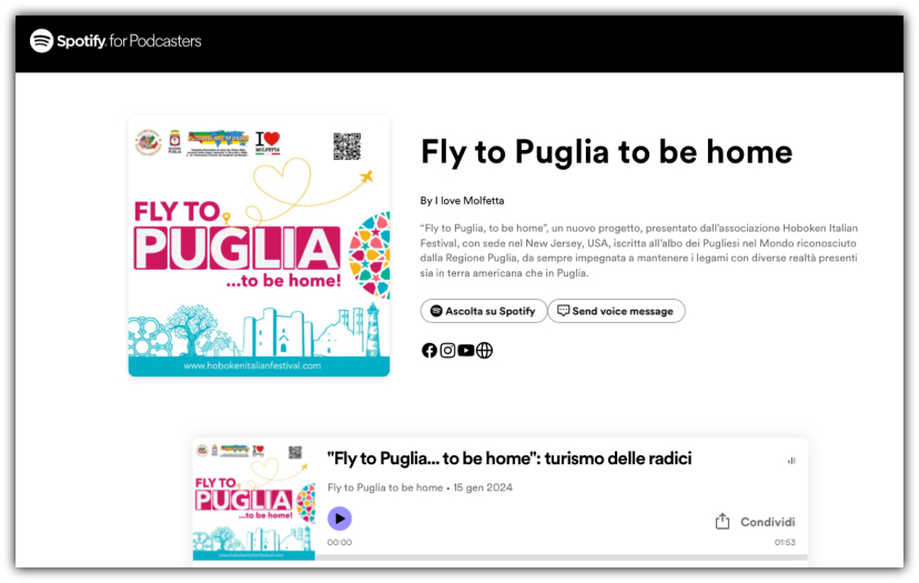 Fly to Puglia... to be home il podcast: turismo delle radici