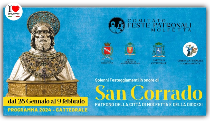 Festeggiamenti 2024 in onore di San Corrado Patrono di Molfetta