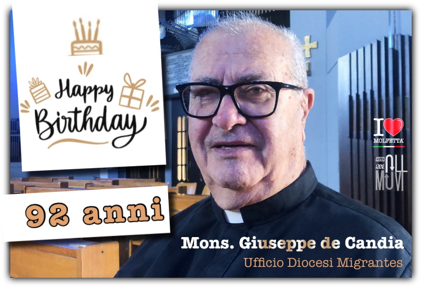 Tanti Auguri di Buon Compleanno: don Giuseppe 92 anni