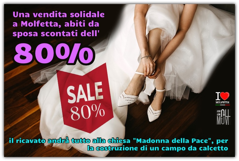 Special price abiti da sposa, a Molfetta, per beneficenza