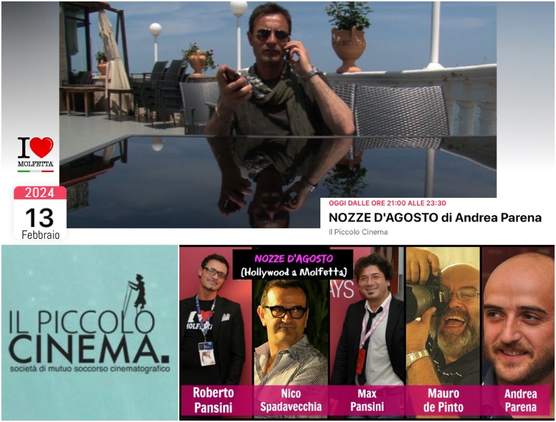  A Torino nel Piccolo Cinema un film-documentario con riprese in Puglia: Nozze d ' agosto