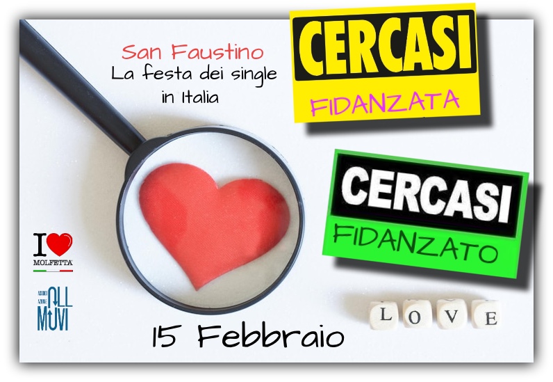 Oggi, in Italia,  e' la giornata dei single: San Faustino 