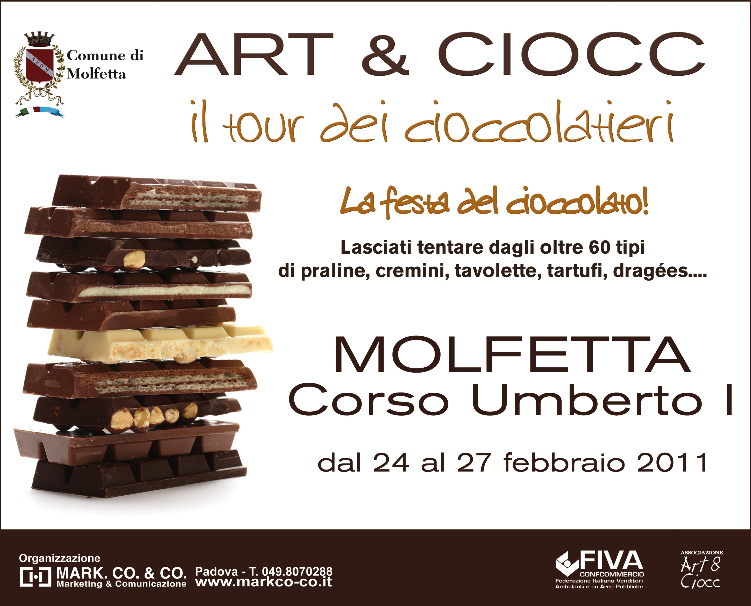 Art & Ciocc vetrina turistica per Molfetta