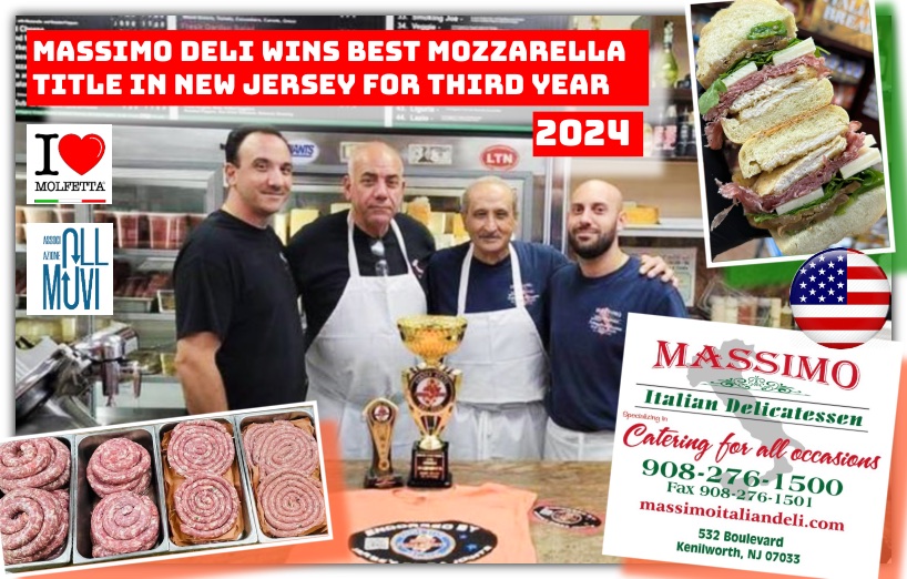 Massimo Deli Wins Best Mozzarella Title in New Jersey for Third Year