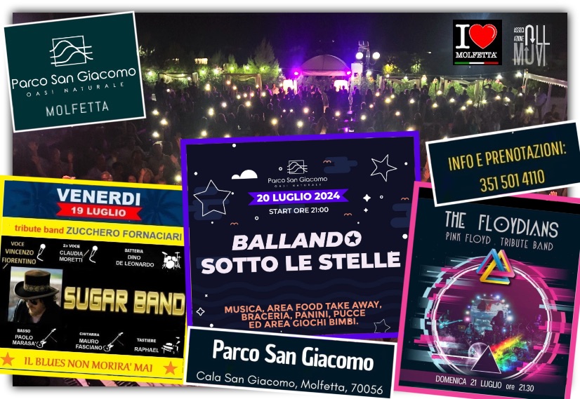 Dance under the stars: Parco San Giacomo a Molfetta e' Musica x Tutti