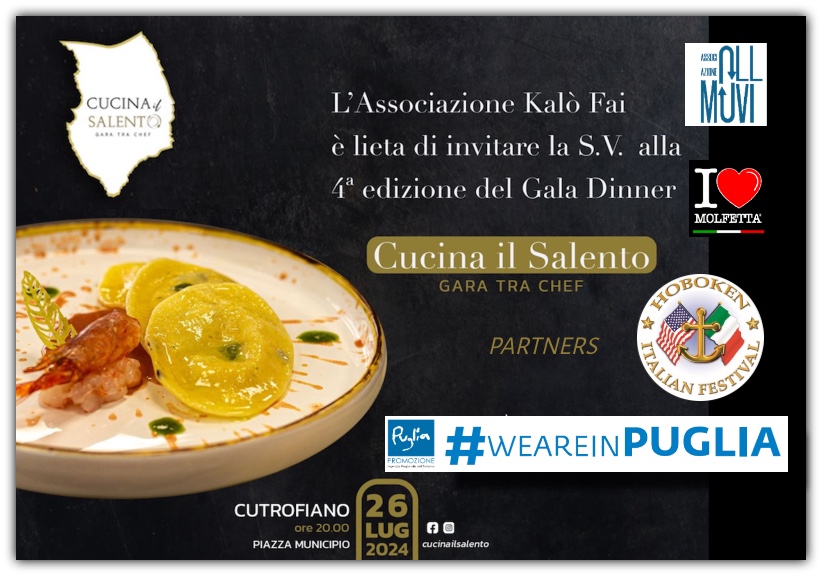 Cucina il Salento 2024: partners #weareinPUGLIA and Hoboken Italian Festival