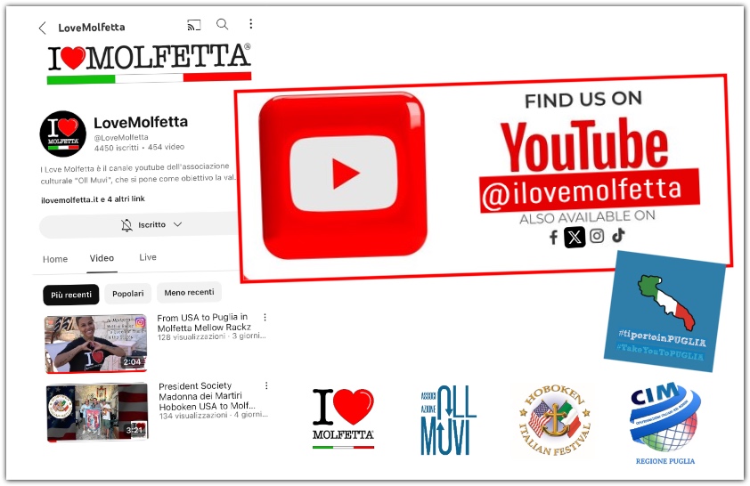 I Love Molfetta YouTube Channel: Subscribe for more updates