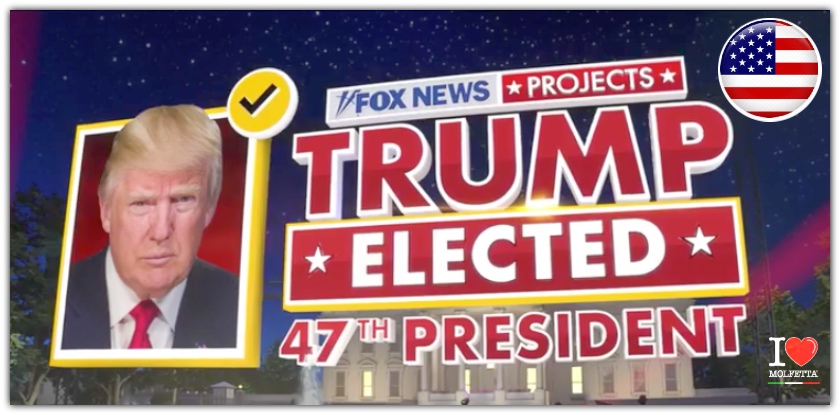 Donald Trump elected 47th President of the United States of America 