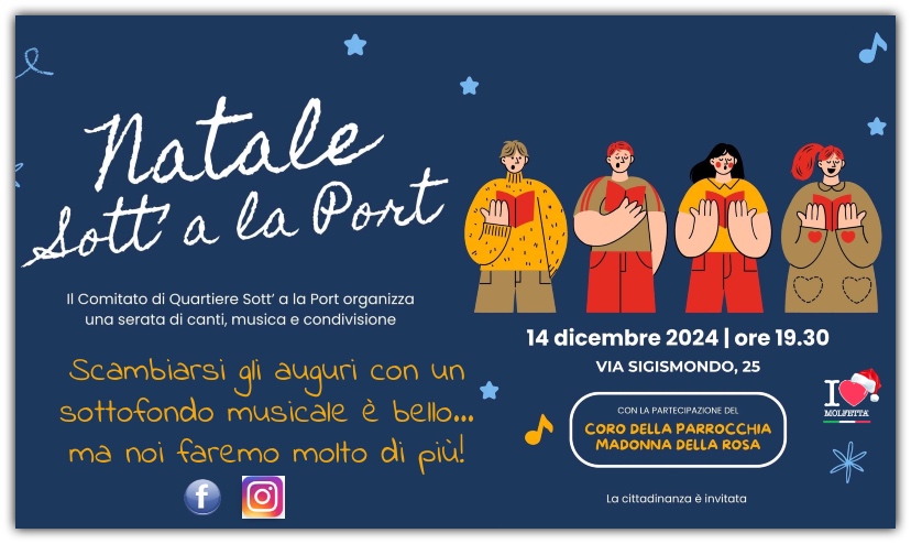 A Molfetta il Natale e' Sott ' a la Port