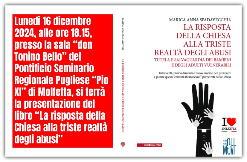 A Molfetta presentazione del libro: La risposta della Chiesa alla triste realta' degli abusi