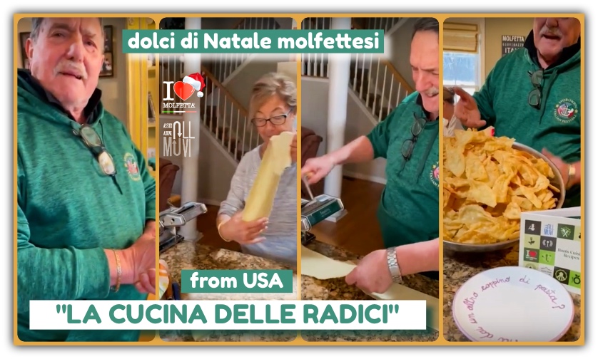 Negli States si preparano i dolci natalizi molfettesi: la cucina delle radici