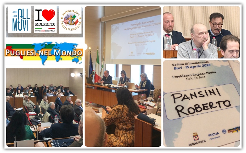 Bari celebra il Consiglio Generale dei Pugliesi nel Mondo