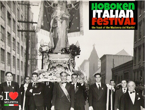 Video documentario anni 60 la festa della Madonna dei Martiri in America