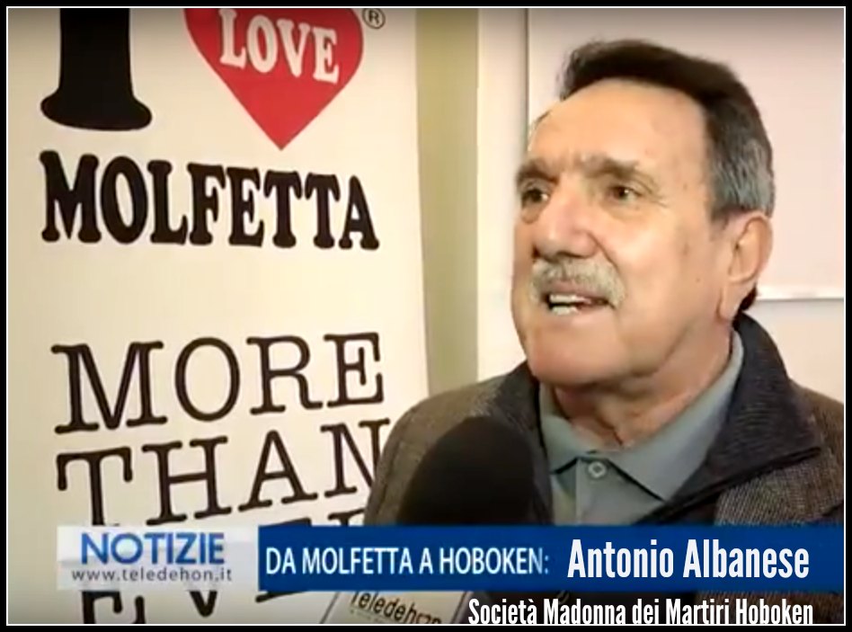 Dagli States a Molfetta: Antonio Albanese - Societa' Madonna dei Martiri Hoboken NJ