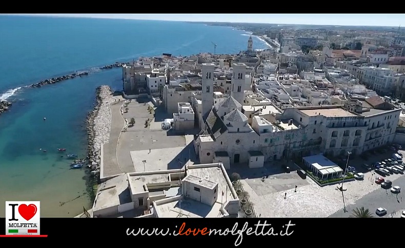 Molfetta town ... video with drone