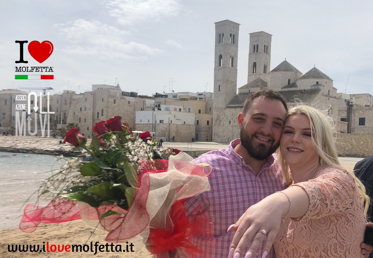 Dagli USA a Molfetta promessa di matrimonio