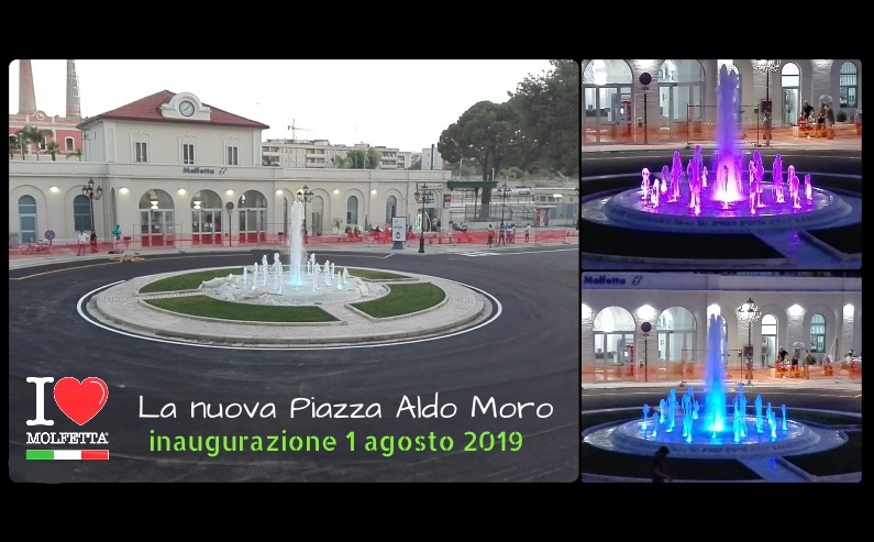 La Nuova Piazza Aldo Moro, la stazione di Molfetta