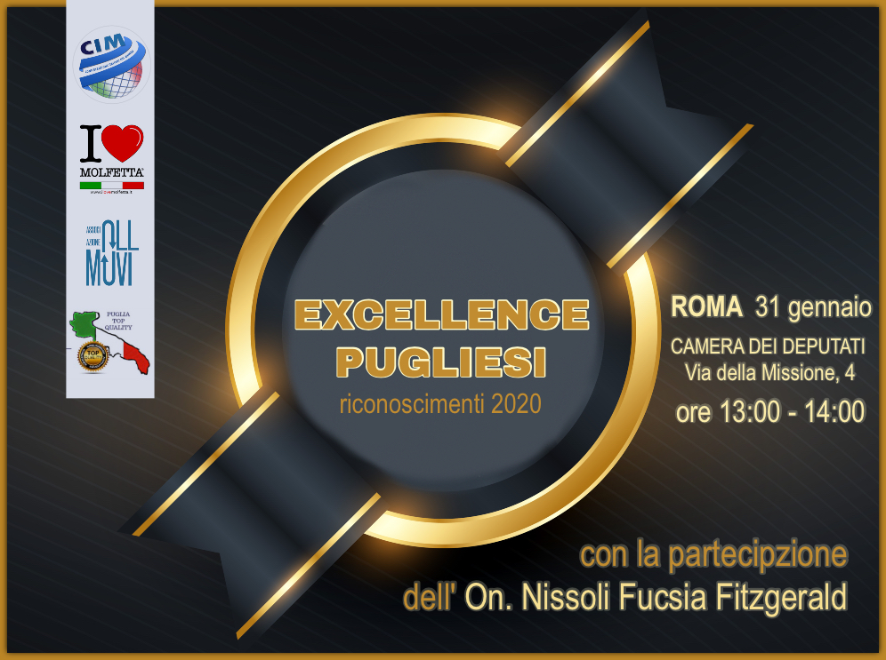 Excellence Pugliesi 2020 Camera dei Deputati