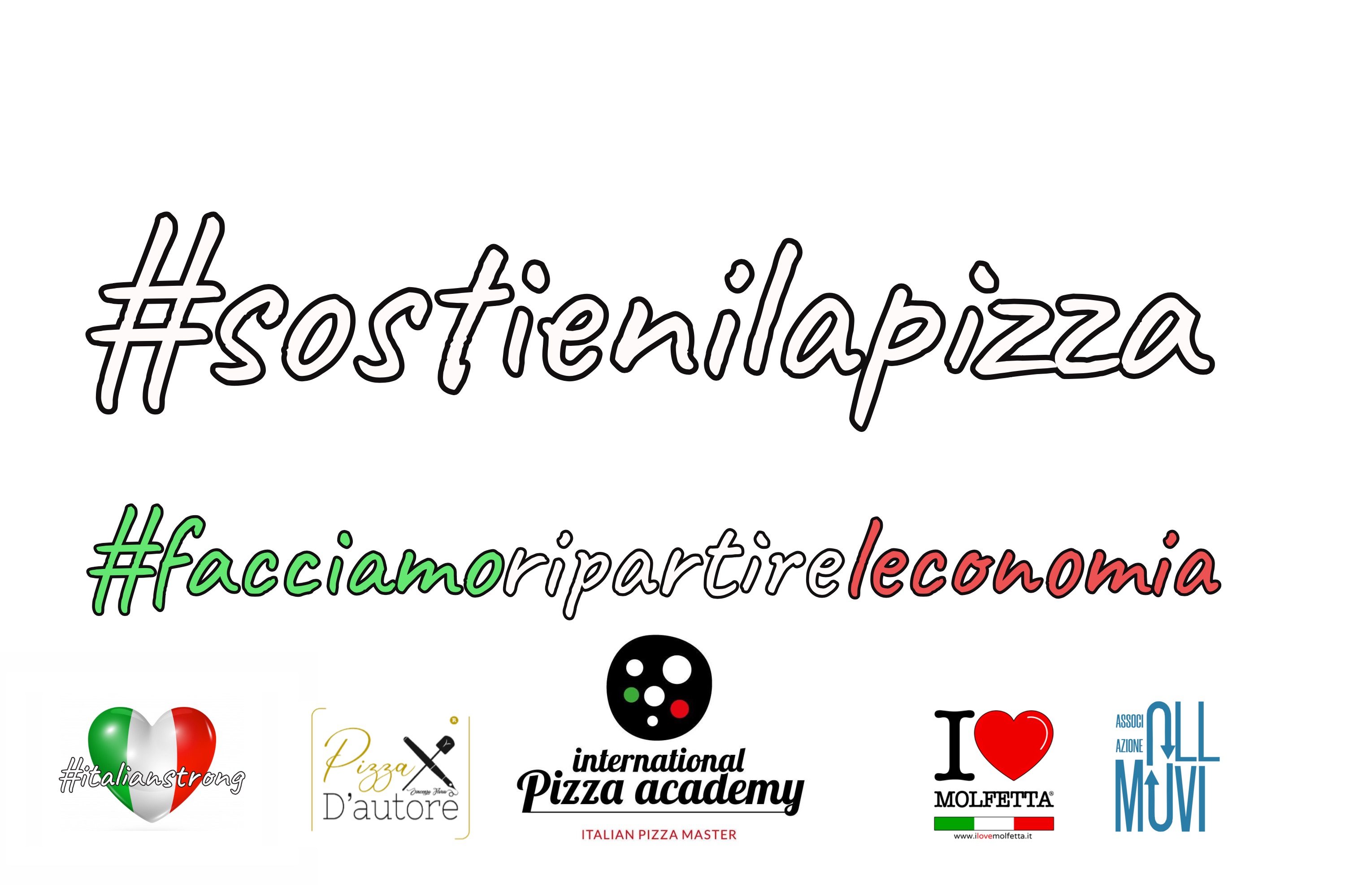 Sostieni la Pizza! Facciamo ripartire l'economia #italianstrong