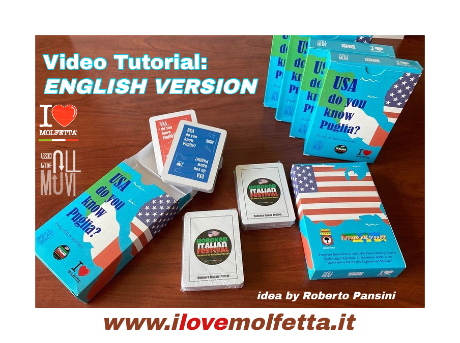  Do You Know Puglia tutorial English version game cards