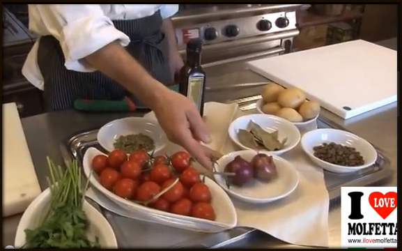 Rana pescatrice in pizzaiola leggera