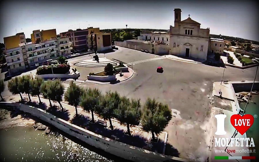 La Basilica della Madonna dei Martiri ...dal drone